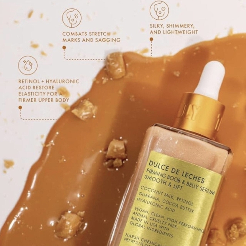 Truly's Dulce De Leches Firming Boob Belly Serum, 0.7 fl. oz./20ml. NEW - Picture 3 of 4
